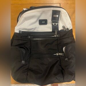 Tumi black and White Backpack